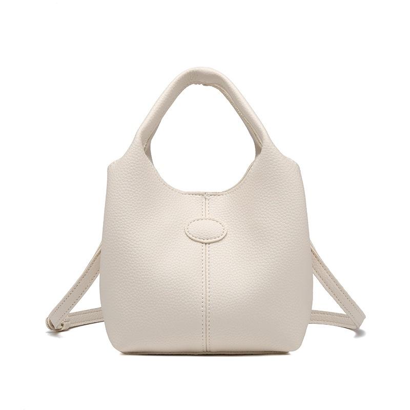 IELGY Женская квадратная сумка-ведро с замком на плечо и нишей — фото 7