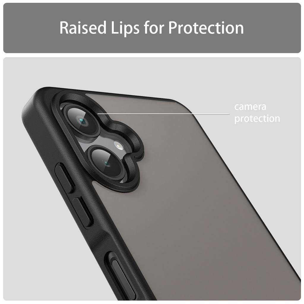 For Samsung Galaxy A06 4G/5G Case Skin Touch Matte Anti Drop TPU PC Phone Back Cover