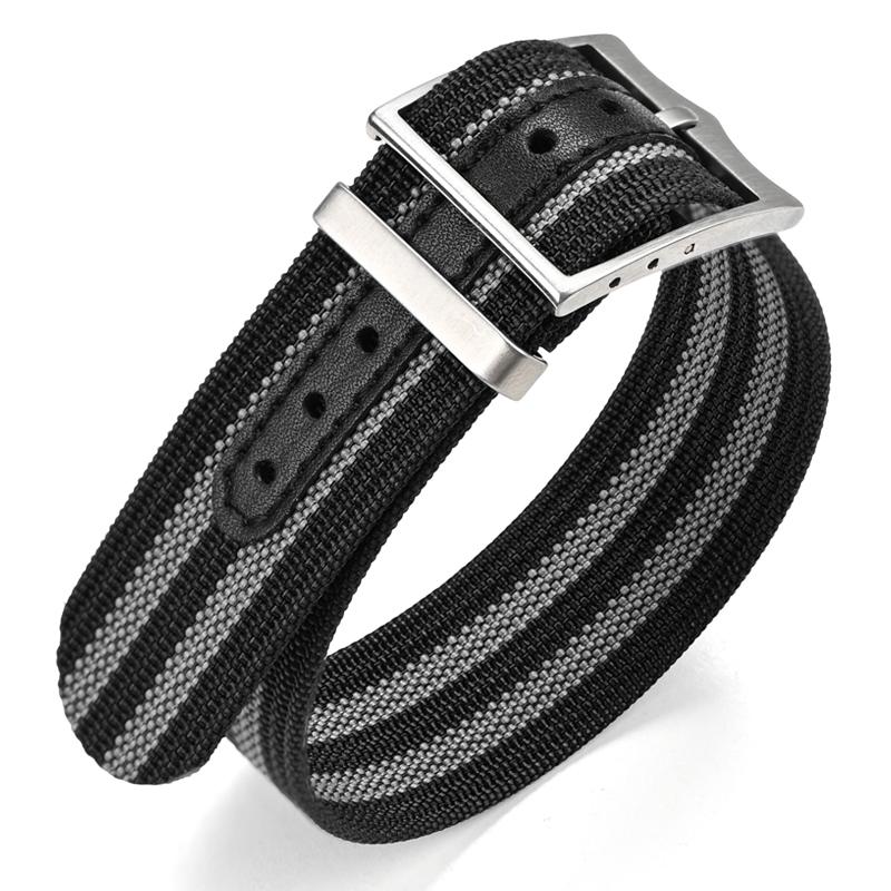 Nylon Strap 20mm 22mm Thick Premium Ballistic Nylon Strap for Men and Women Washable Bracelet Bracelet Watch Accessori