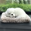Car Dashboard Ornaments Decor Cute Simulation Plush Cats Dogs Toy Automobiles Decoration Interior Children Gift Auto Accessories