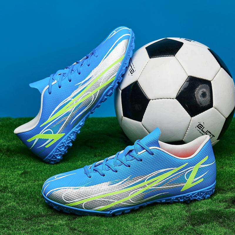 Large Size 46 47 Football Shoes for Men Training Sports Matches Artificial Grass TF Spike Cross-Border Shoe Male Footwear