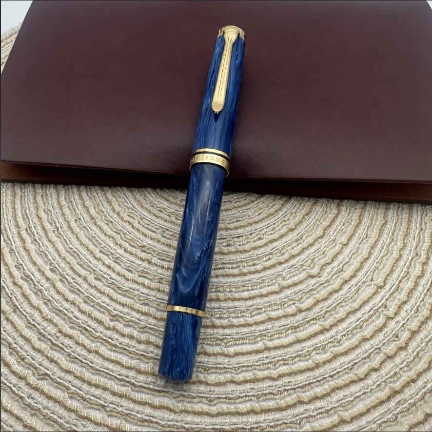 New ADMOK M800 Acrylic Piston Fountain Pen BOCK/Schmidt Soft Smooth No.6/35# Nib Inking Copy Students Writing Gift Pen