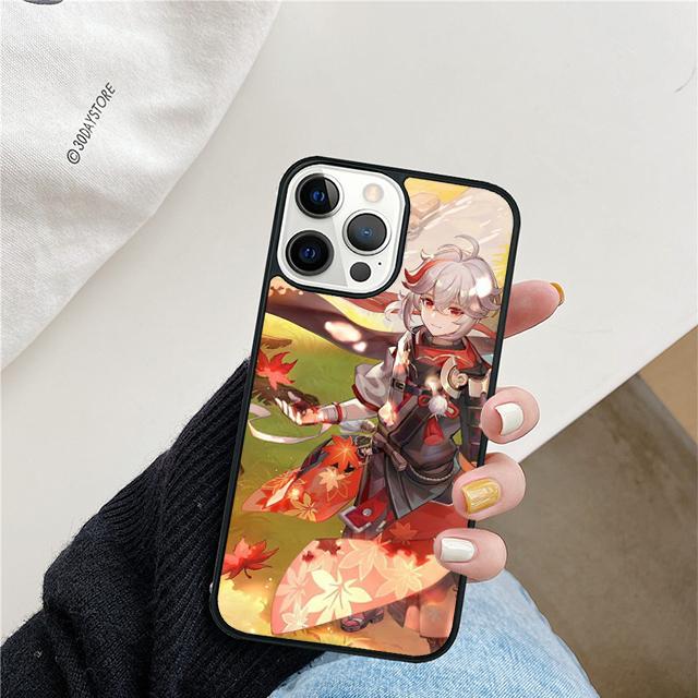 

Genshin Impact Kaedehara Kazuha Phone Case Cover For iPhone 17 Air 15 16 16e 13 14 12 11 Pro Max Coque For Apple Plus iPhone 11pro max