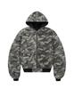 Aakam Camouflage Reversible Puffer Jacket (Black)