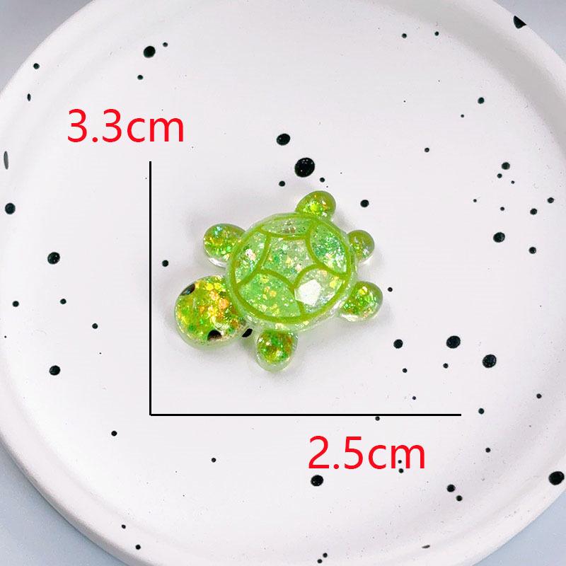 Flashing Resin Luminous Turtle Ornaments - Large & Small DIY Accessories
