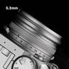 Haoge 49mm MC UV Lens Protection Filter for Fuji X100VI X100f X100V X100S X100T Camera Lens Optical Glass Ultra Thin 18 Layer Coating Silver