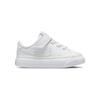 Nike Court Legacy TD Leather Slip Resistant Cushioning Low top Skateboard Shoes White Infant And Toddler DA5382-114