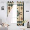 Bohemian Aztec Moroccan Rural Farmhouse Blackout Curtains For Living Room Bedroom Printed Window Treatment Drapes Home Decor