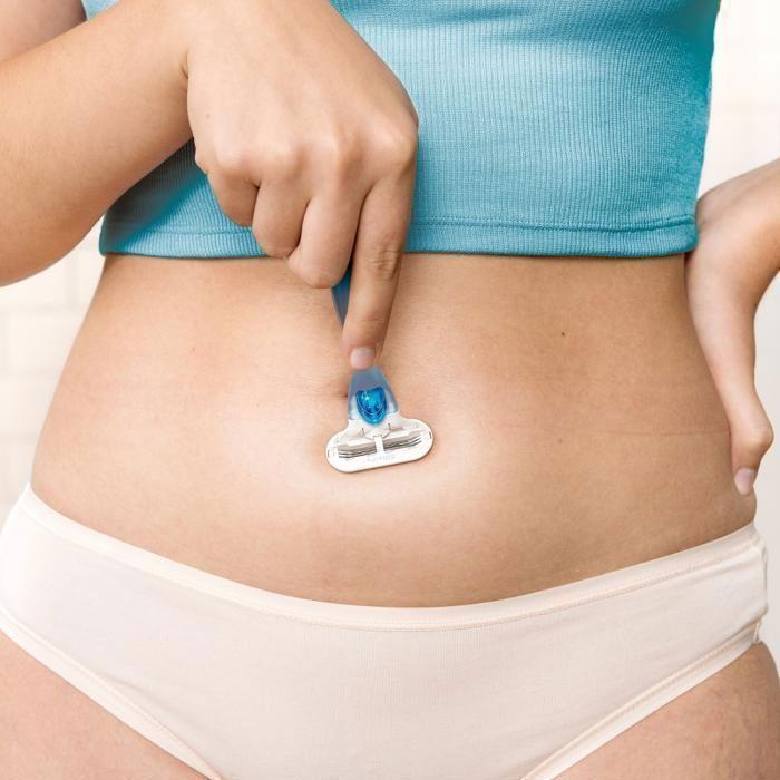 Rasoir Rechargeable - Venus - Smooth 3 Lames - 2 Cartouches - Sérum MoistureGlide - Peigne Micro Fine