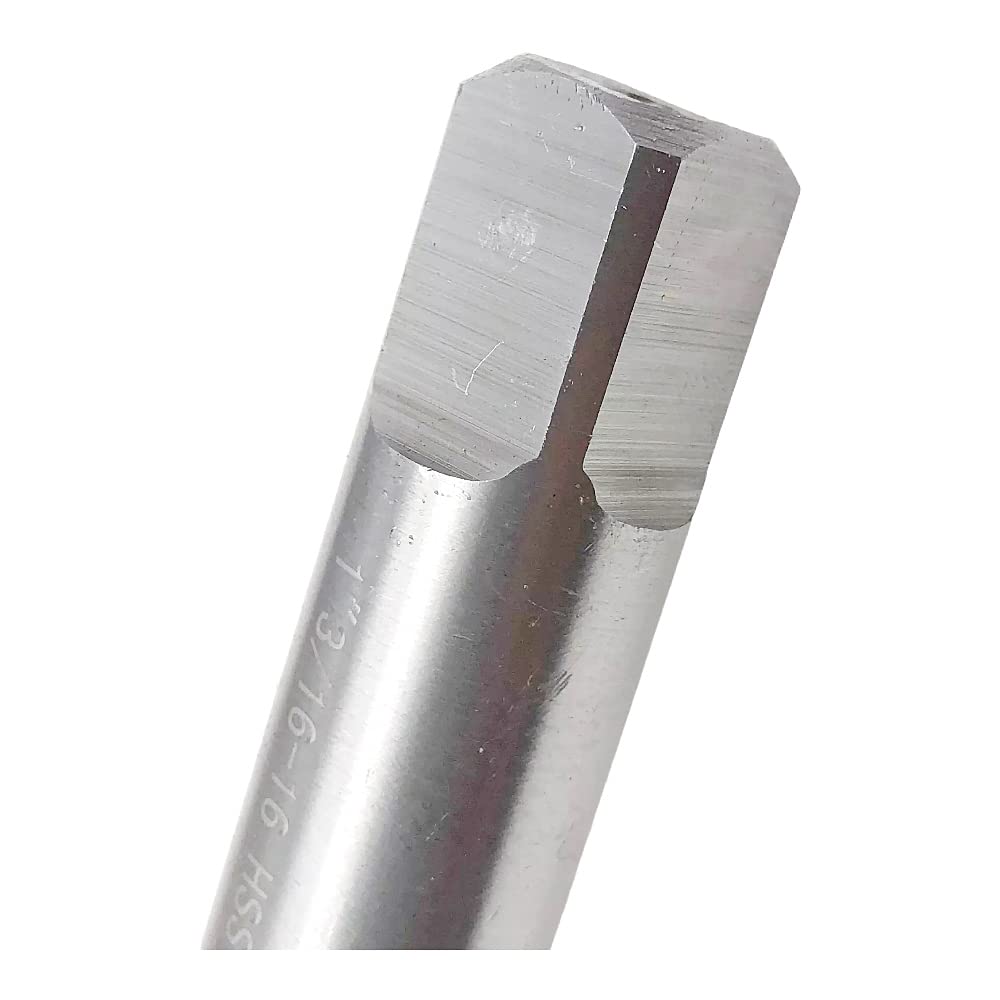 1 3/16-16 Hand Thread Tap Tool RH Right Hand High Speed Steel 1 3/16"-16 Tap RH Straight HSS Fluted 1-3/16-16 Tapping Machine