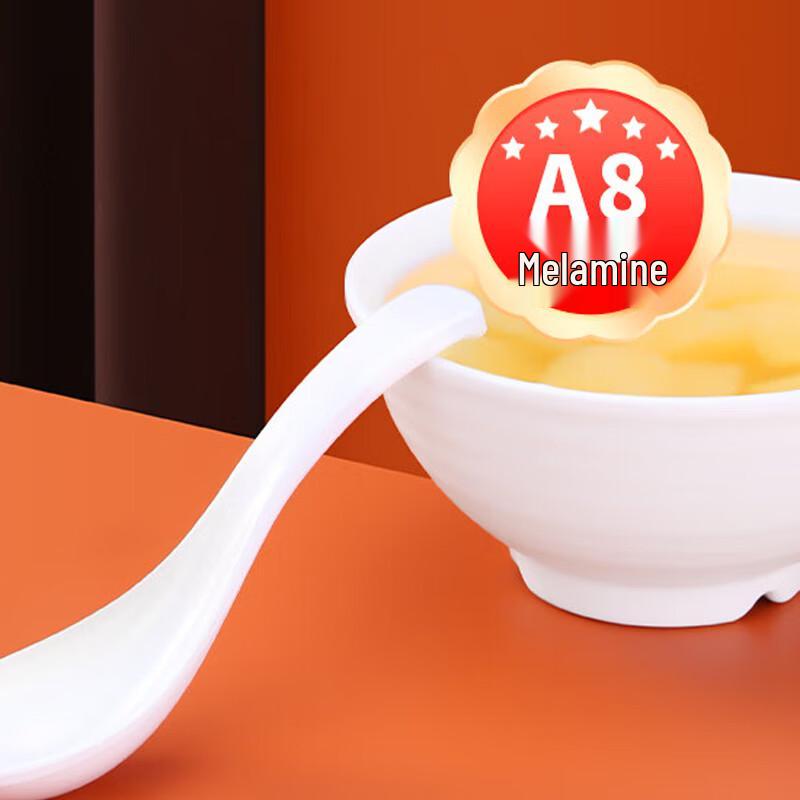 Meili Commercial A8 Melamine Soup Spoon
