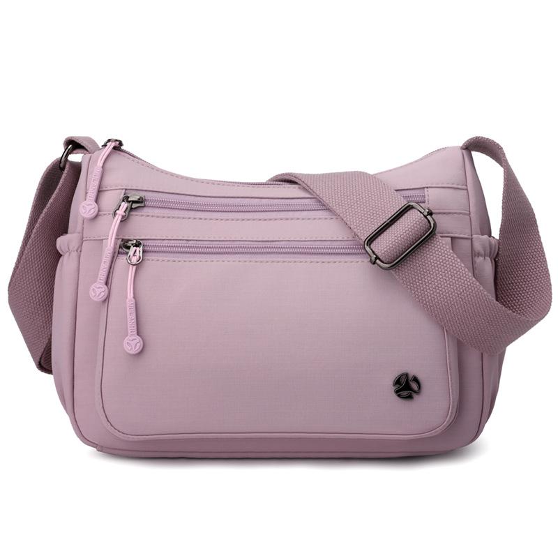 New multi-compartment shoulder messenger bag lightweight large-capacity nylon bag play bag