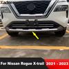 For Nissan Rogue X-trail T33    Chrome Car Front Bottom Bumper Cover Trim Head Grille Molding Strip Accessories