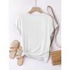 European Size Women's Exquisite Printed T-Shirt - Summer Women's Wear, Fashionable Prints, Breathable Comfort, Suitable for Fall/Summer Daily Wear