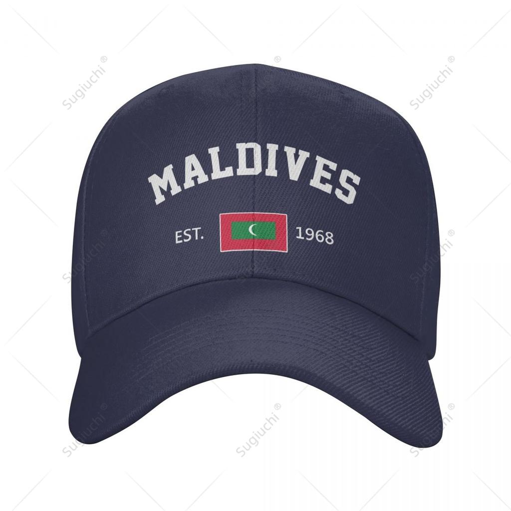 Baseball Cap Maldives EST Independence Day Wild Sun Shade Peaked Adjustable Outdoor Caps