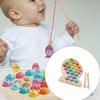 Natural Wood Fishing Set Educational Toy Enhances Cognitive Skills Through Interactive Play