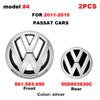Volkswagen  MK4 Volkswagen Logo Car Front Grille Rear Hood Badge For VW Passat B8 16-2018 Volkswagen PASSAT B7 B6 2011-2015 Auto Emblem Stickers