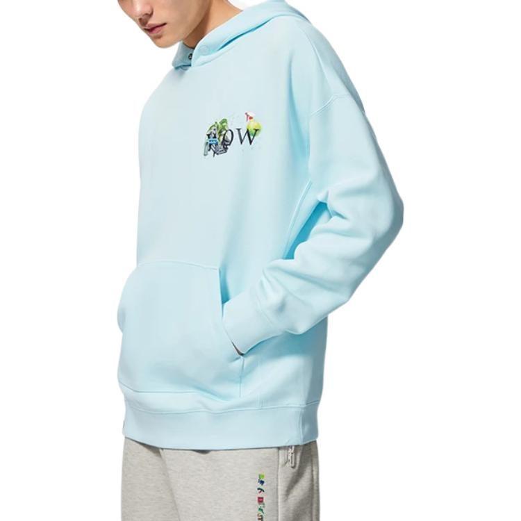 Li Ning Sweatshirts Unisex Blau Mit Kapuze Mittel Regulär AWDSE73-3