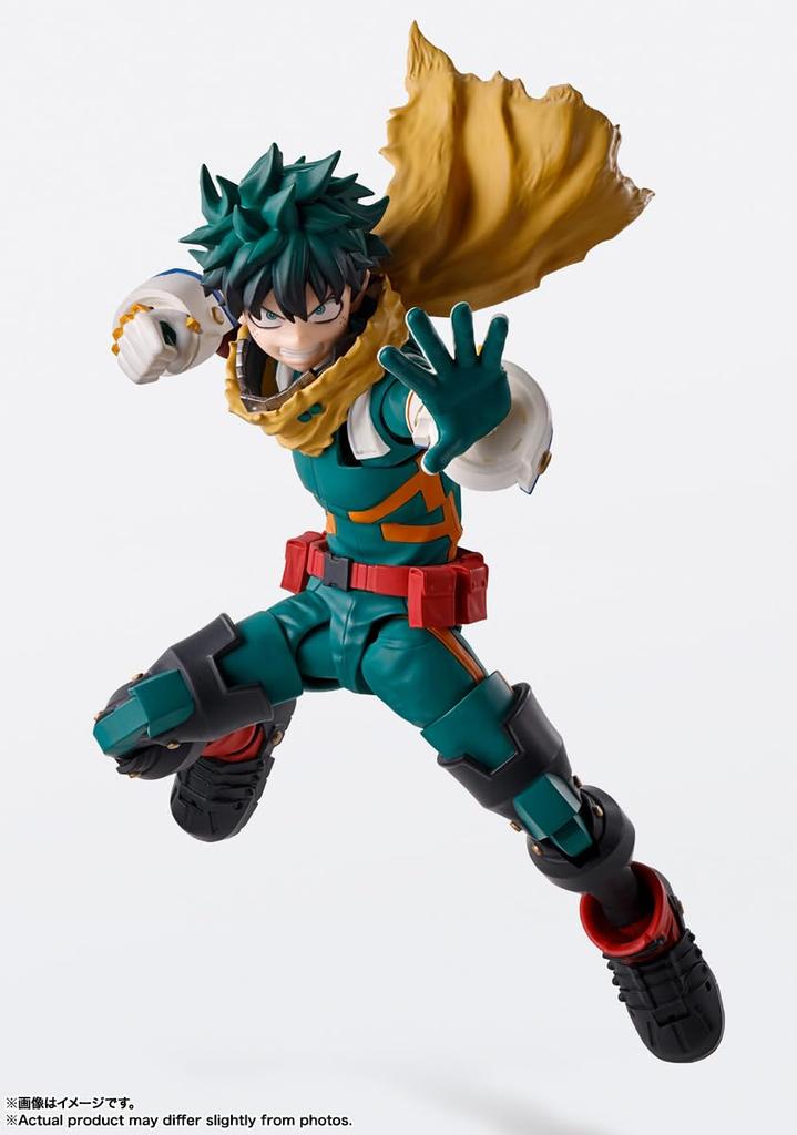 TAMASHII NATIONS My Hero Academia Izuku Approximately PVC ABS Painted Action Figure S.H.Figuarts Midoriya, 140mm, &