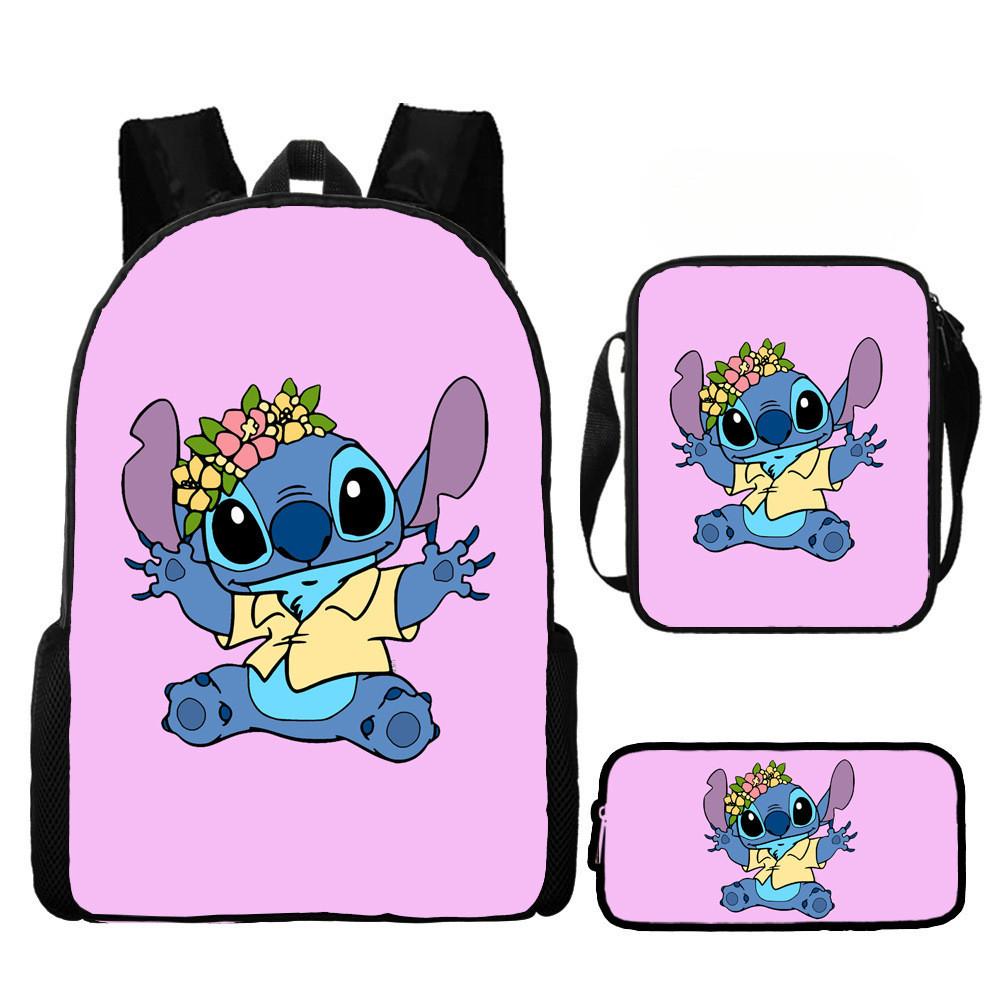 Lilo Unisex Kids Backpack Set Waterproof Oxford School Activities Outdoor