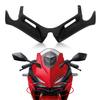 Motorcycle Front Fairing Windscreen Panel Fairing Winglet Wind Fin Spoiler Trim Cover for Honda CBR 250RR 2017 2018 2019 2020 2021 2022 2023 2024