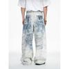 2025 American Retro 3D Print Baggy Wide-Leg Jeans Keychain