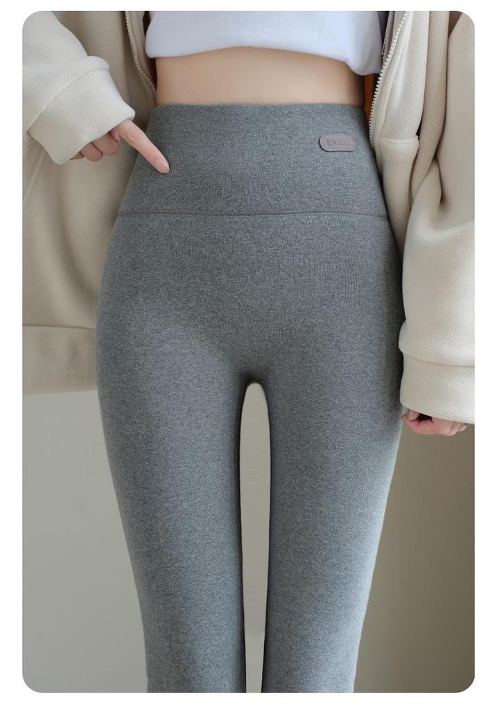 2026 Dames Zachte Lamswol Winddichte Katoenen Broek - Herfst/Winter Basislaag, Huidvriendelijk, Verdikt en Niet-Omvangrijk.