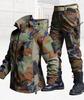 Unisex Wear-Resistant Camouflage Suit: Spring/Autumn Workwear Jacket, Plus Size, Lined for Labor Protection and Mountaineering