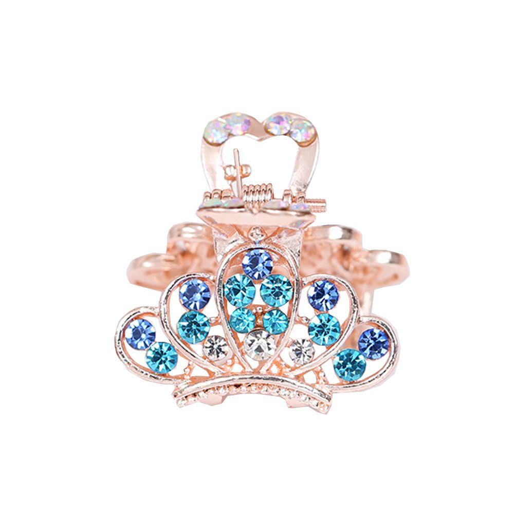Strass Griffe Prom Wholesale Clips Cristal Demi-cercle Barrette épingle à cheveux Strass Griffe Prom Wholesale Clips Cristal Demi-cercle Barrette épingle à cheveux