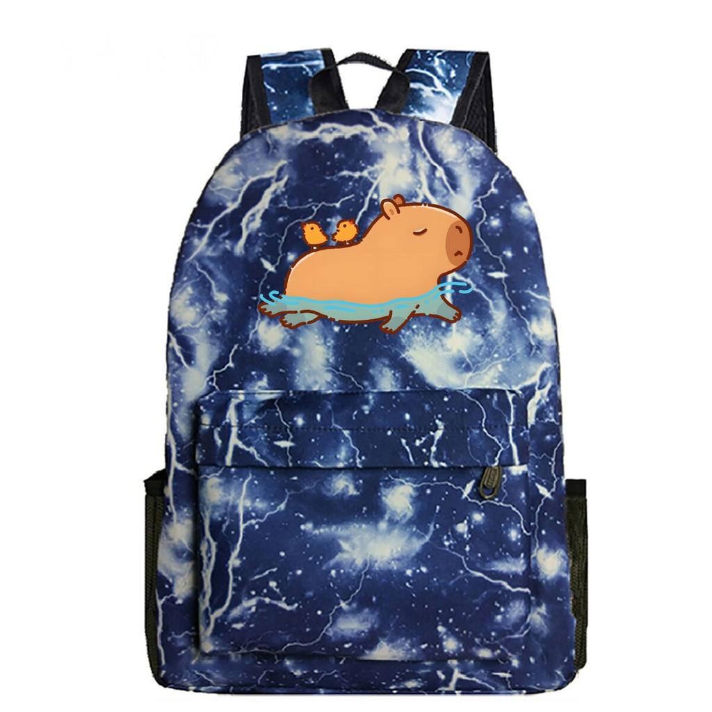 Süßer Rucksack mit Aufdruck von Peripheriegeräten Studentenschulranzen Freizeit-Reise-Rucksack mit großem Fassungsvermögen