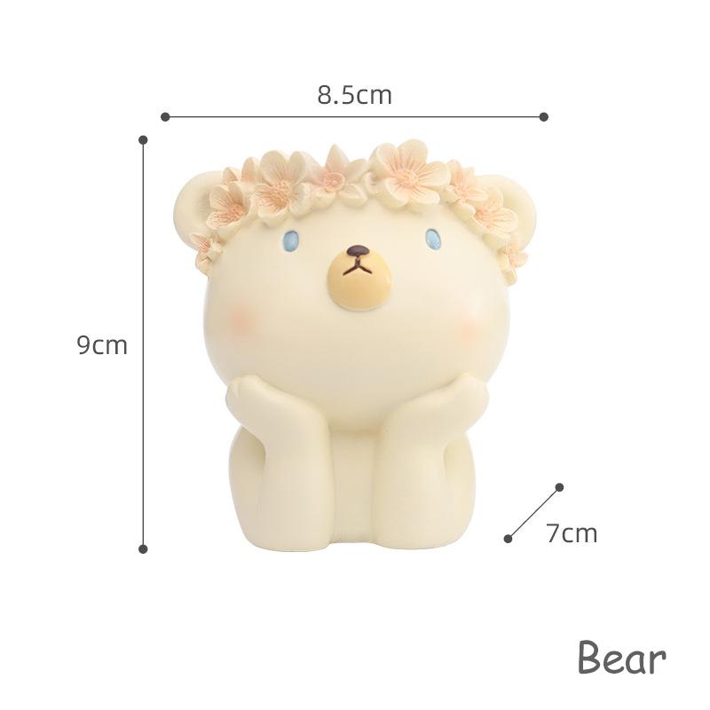 1 Stück Niedlicher Tier-Pflanztopf für Sukkulenten, Luftpflanzen, Kreativer Behälter für Blumenarrangements für Küche, Wohnzimmer, Schlafzimmer, Heimdekoration