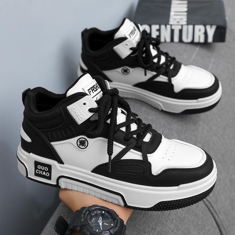 Internet Celebrity Popular Men's Shoes Spring and Autumn 2025 New Platform Sports Breadboard Shoes Youth Leisure Putian Tide Shoes