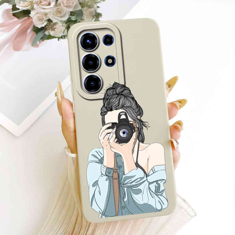 For Itel S26 Ultra Case Floral Silicone Soft Casing New Shockproof Back Cover For Itel S26 Ultra / Super 26 Ultra / S688LN Cover