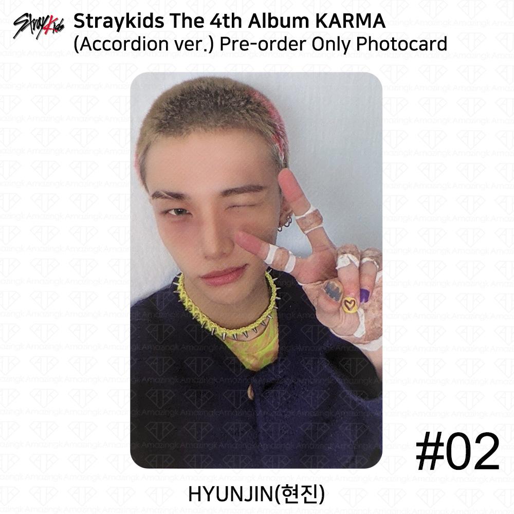 Stray Kids 4. Album Karma wersja Akordeon Oficjalna Fotokarta