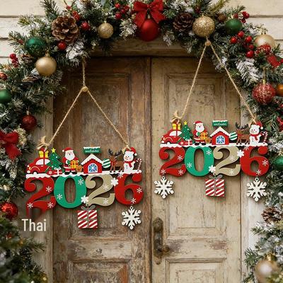 2026 Festive Hanging Decorations for Home: Door, Tree, and Window Ornaments