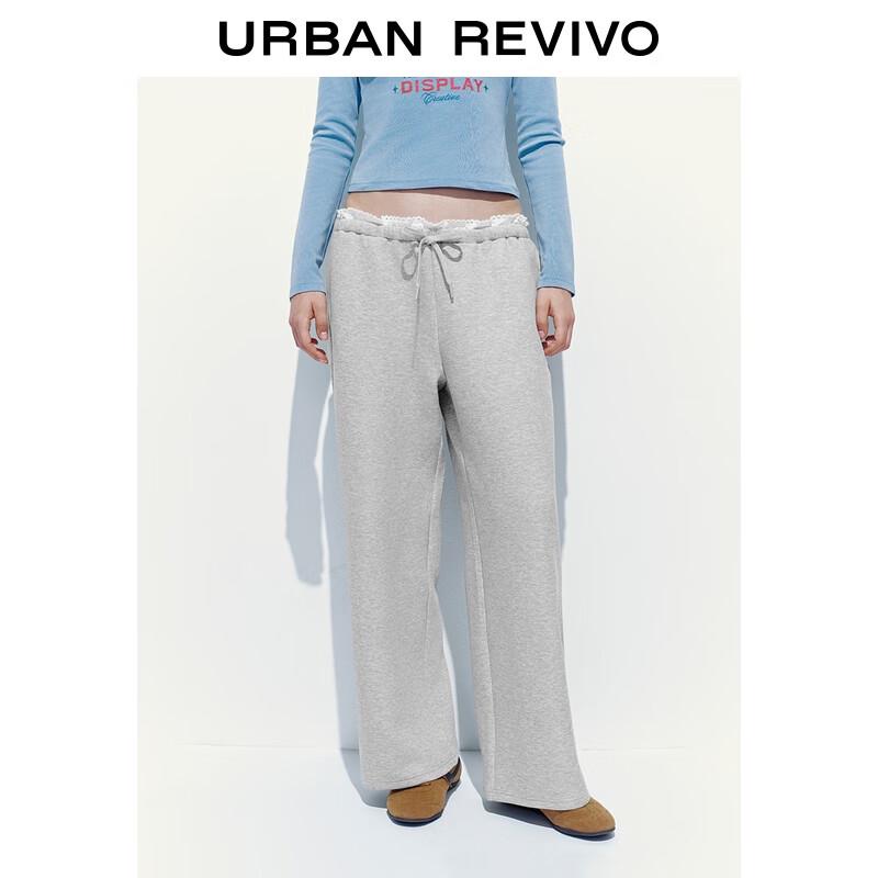 UR Women's Casual Color-block Wide-leg Pants