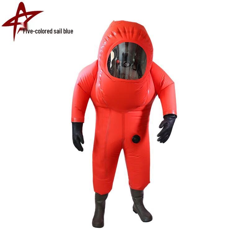 Fire Chemical Protective Suit with Built-in Respirator