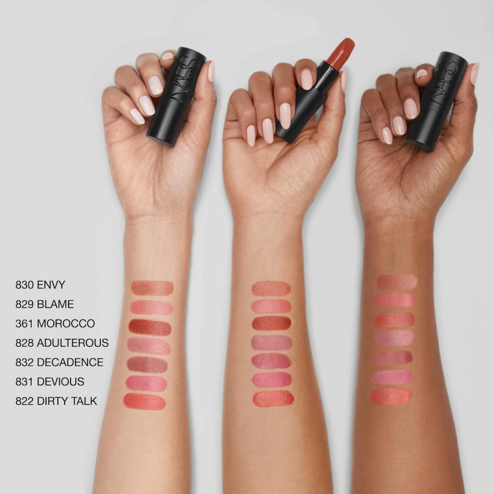 Nars Explicit Refillable Satin Lipstick 0.13 Oz 3.8 Ml 361   Morocco Warm Cinnam