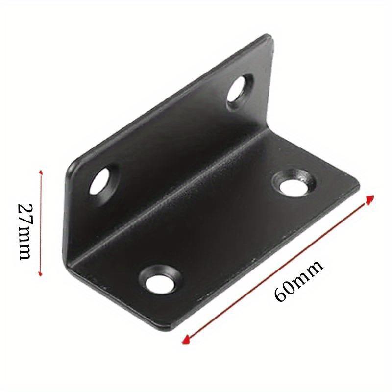 16 buc Cod de colț în formă de L Suport metalic Suport de unghi Element de fixare Sarcină Suporturi de unghi drept Picioare de masă din oțel inoxidabil Mobilier