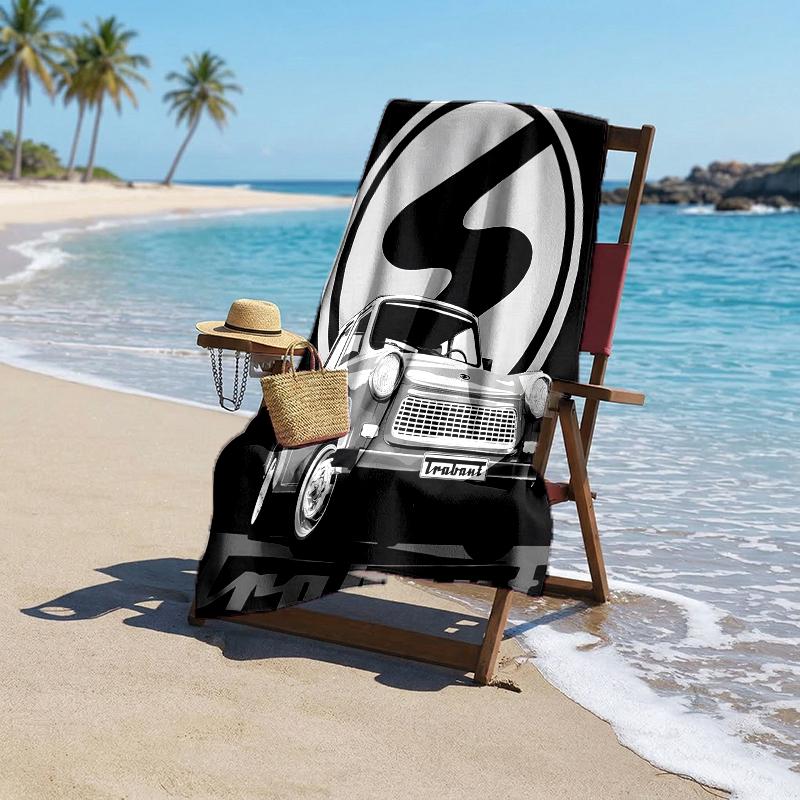 Trabant Mode Strandtuch: Ideal für Sommerabenteuer Weich, saugfähig und schnell trocknend geeignet zum Schwimmen und Baden