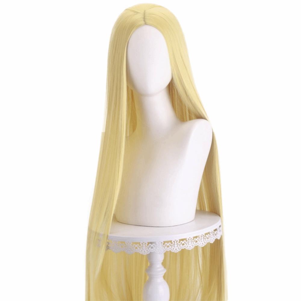 100cm Anime Cosplay Wigs Centre Parting Straight Hairpiece Long Straight Cosplay Wig  Party