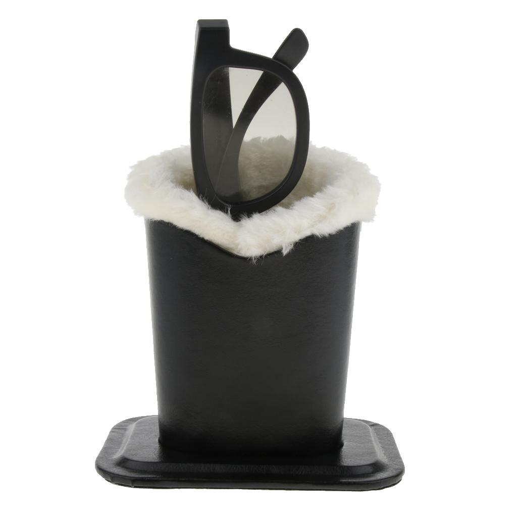 Eyeglasses Display Holder Case - Unique Fur Lining, Sunglasses Showcase Box