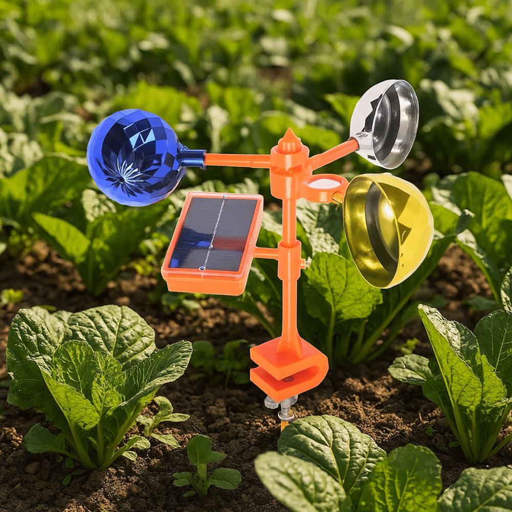 Weatherproof Bird Repellent Devices Outdoor Solar Powered Bird Chasing Artifact  Farm Orchard