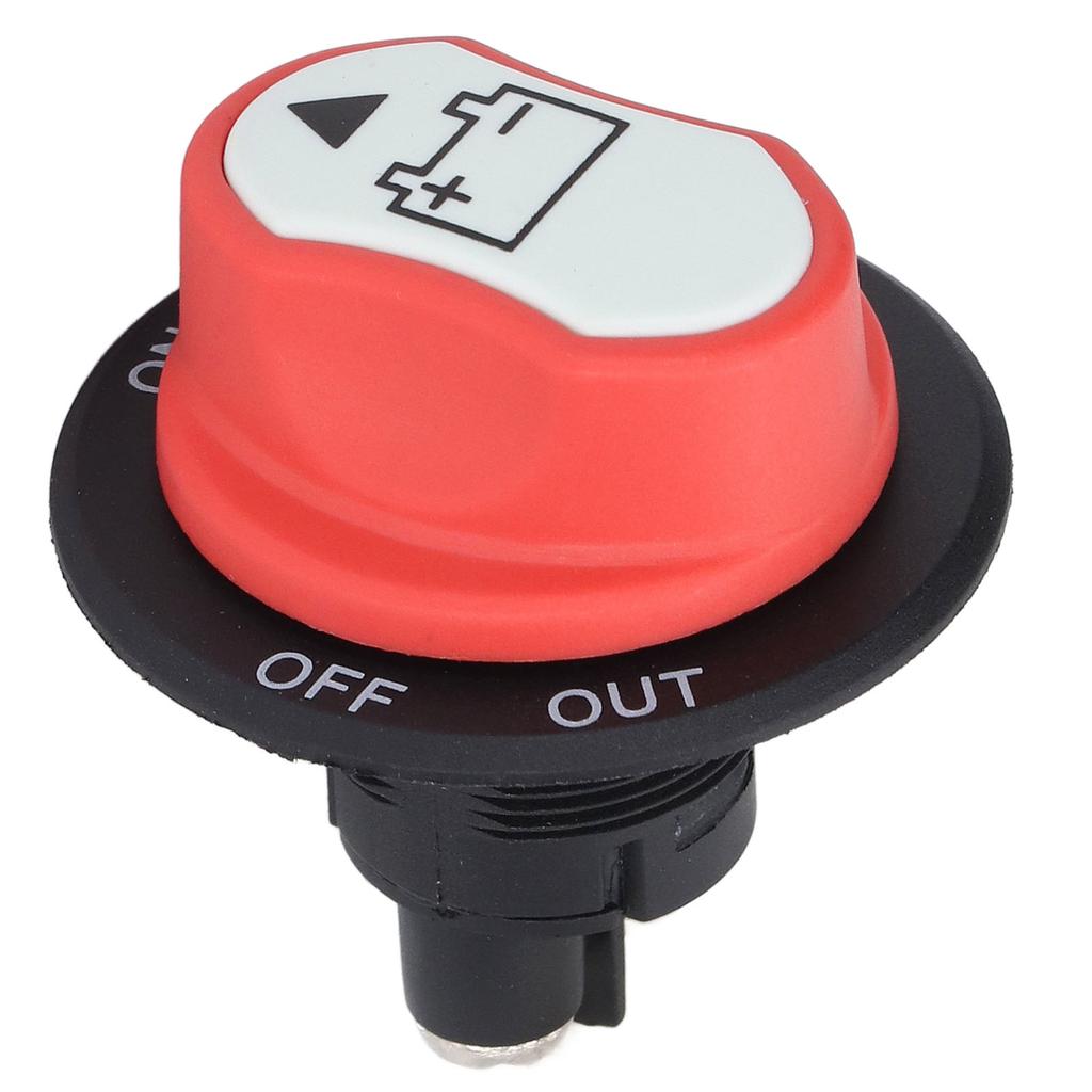 Battery Knob Switch Power Cutoff Isolator Electrical Disconnect Switch ON OFF OUT Adjustment DC50V 5