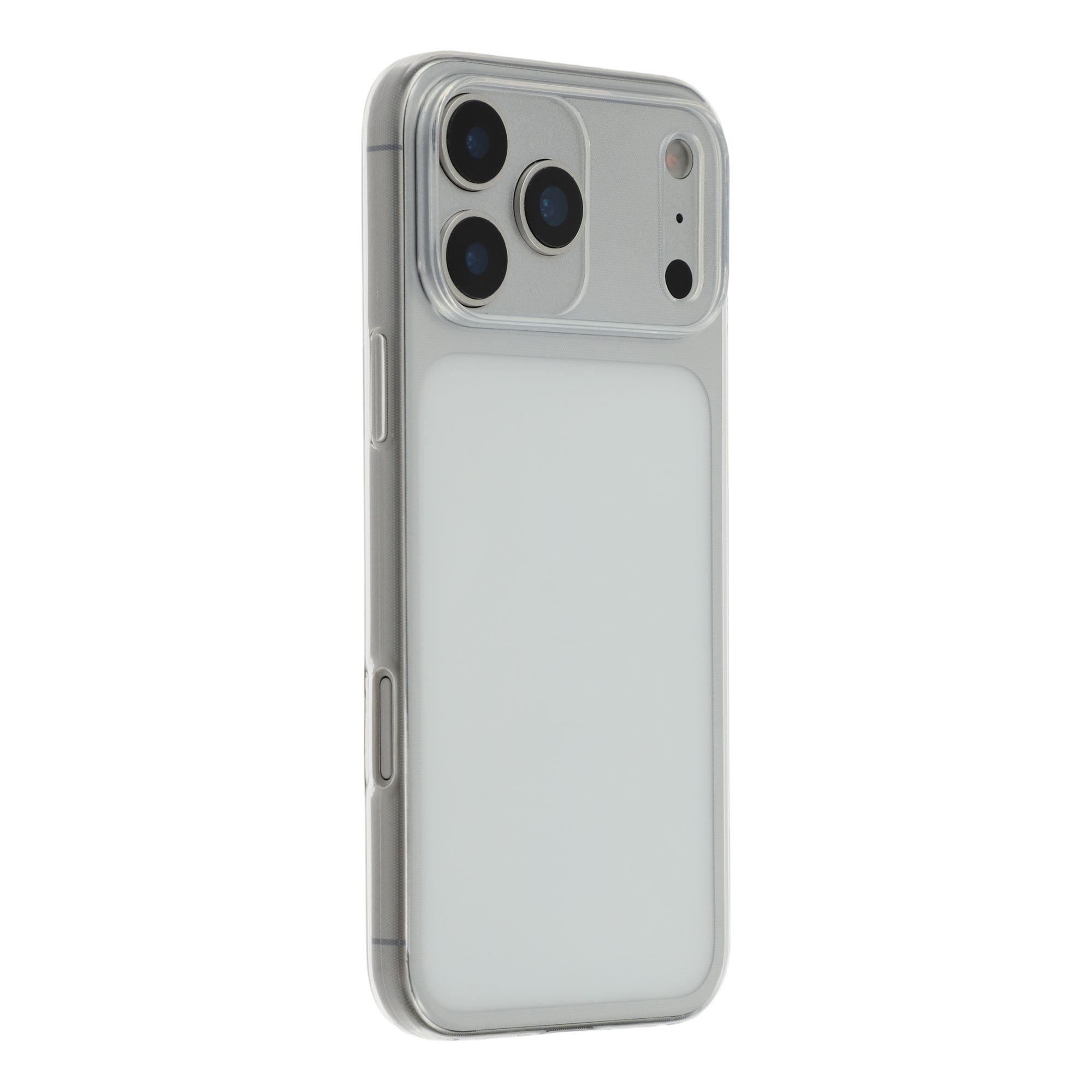 

For iPhone 17 Pro Max Case Glossy Watermark Resistant TPU Clear Phone Back Cover Precision Cutouts