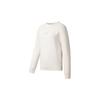 Li Ning Fitness Series Sweatshirts Women's Ivory Crew Neck Moderate Regular AWDS776-1