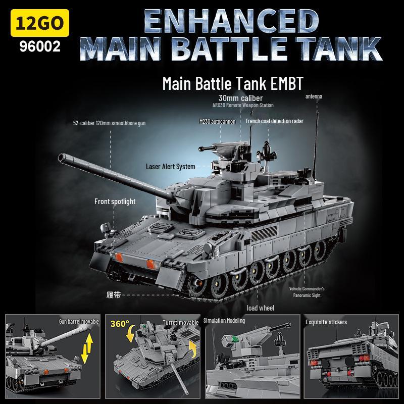 12GO Gen 4 EMBT Panther KF51 Building Blocks Remote Control Toy