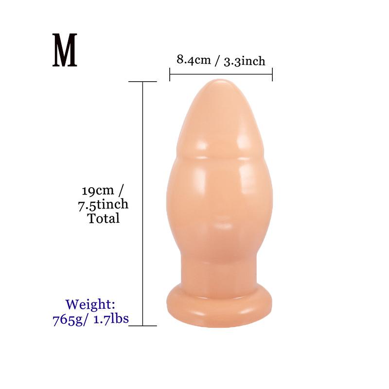 MoDi Huge Anal Plug Large ButtPlug Anal Ass Plug Masturbator Anal Beads Vaginal Stimulation Dilator Sex Toys For Woman Men