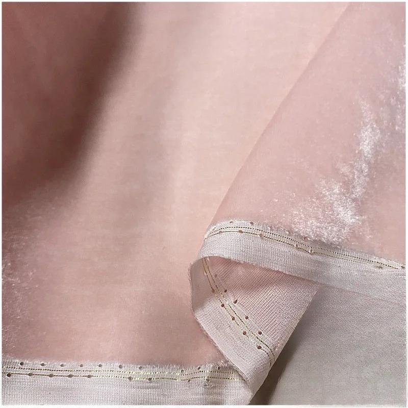Țesături din Catifea de Mătase 100x140cm Pentru Rochie Cheongsam Fustă Costum Cusut DIY Catifea Aurie Reală Material Prietenos cu Pielea