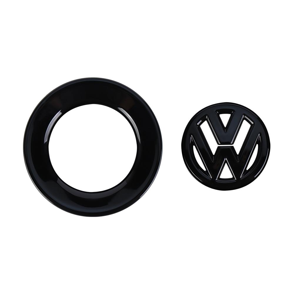 Pentru VW Volkswagen Jetta MK5 Golf Mașină Plastic ABS Volan Logo Cerc Ornament Autocolant pentru VW Golf Polo Jetta Touran Mk6 Tigua